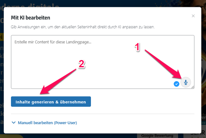 KI-gest&uuml;tzte Seitenerstellung in WordPress und OrgaPress mit Generierung, Driftkontrolle und sicherem Zur&uuml;cksetzungspunkt.