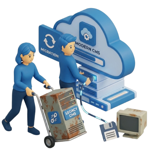 Ablösung von veralteten CMS