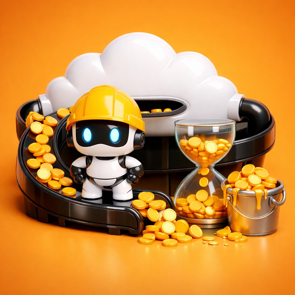 Agentische KI und die Kostendynamic 3D Impression_alt_comp Über die Kostendynamik von agentischen KI-Systemen