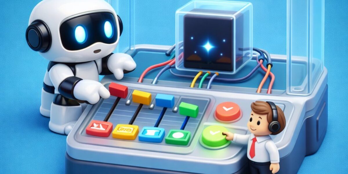 Beitragsbild über die Zukunft effizienter AI-User-Interfaces Wie gestalten wir interaktive KI-User-Interfaces effizient?