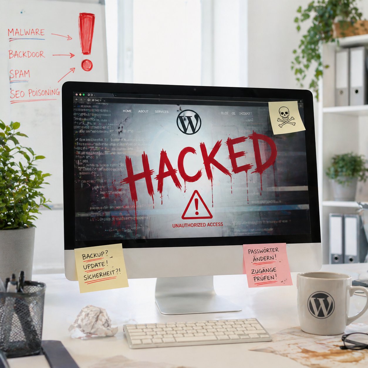 WordPress Hacker Angriffe: Wie schütze ich meine Website?
