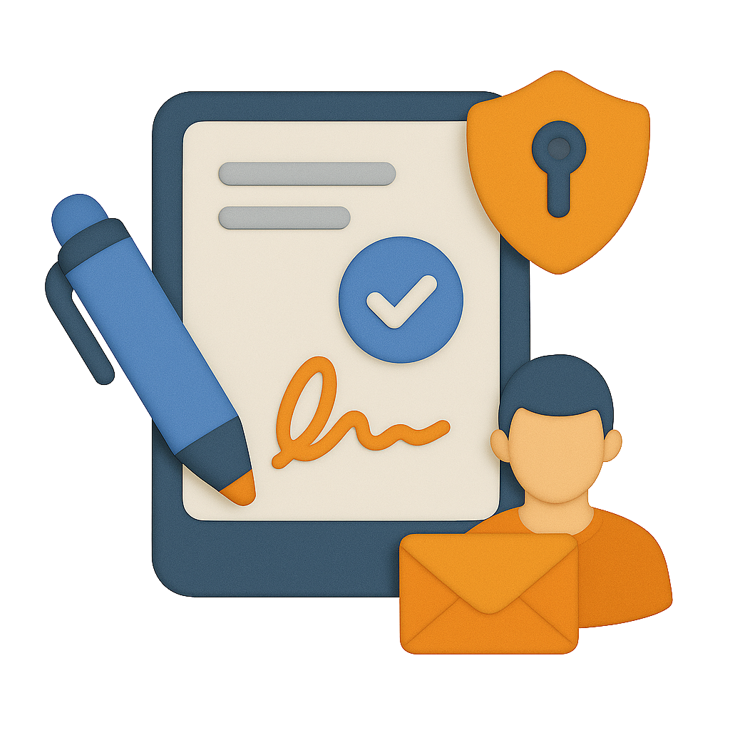 Digitale Signaturen und Kontaktformulare