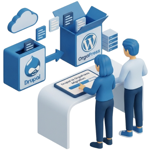 Drupal Migration Umzug zum OrgaPress-ECMS