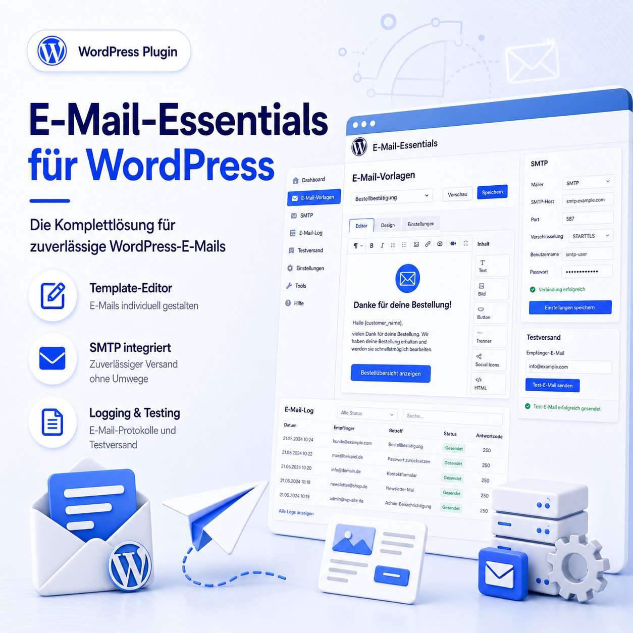 E-Mail-Essentials Plugin für WordPress