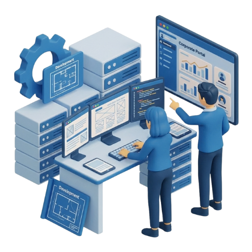 Entwicklung skalierbarer Websites und Online-Portale für Mittelständische Unternehmen