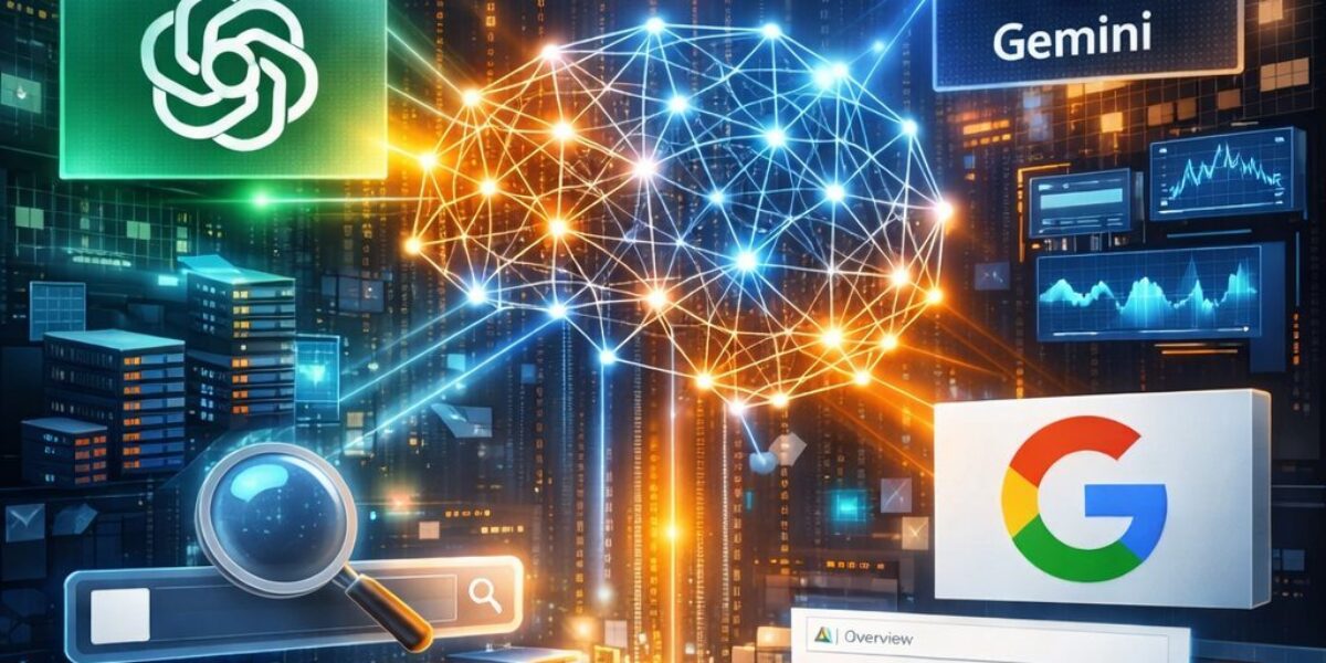 Funktionsweise von KI Suchen und Meta-Suchmaschinen So funktionieren die KI-Suchen hinter ChatGPT, Gemini und Google AI-Overviews