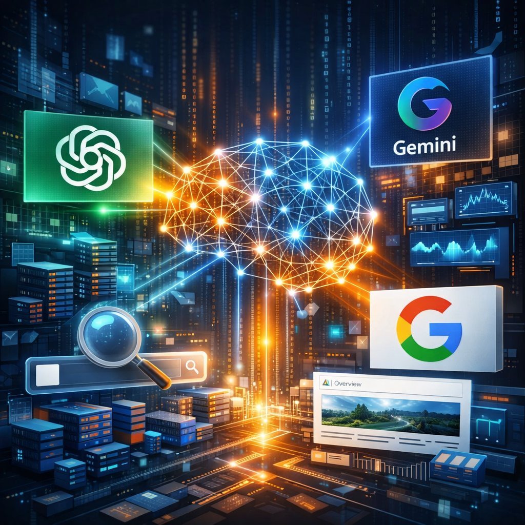 Funktionsweise von KI Suchen und Meta-Suchmaschinen So funktionieren die KI-Suchen hinter ChatGPT, Gemini und Google AI-Overviews