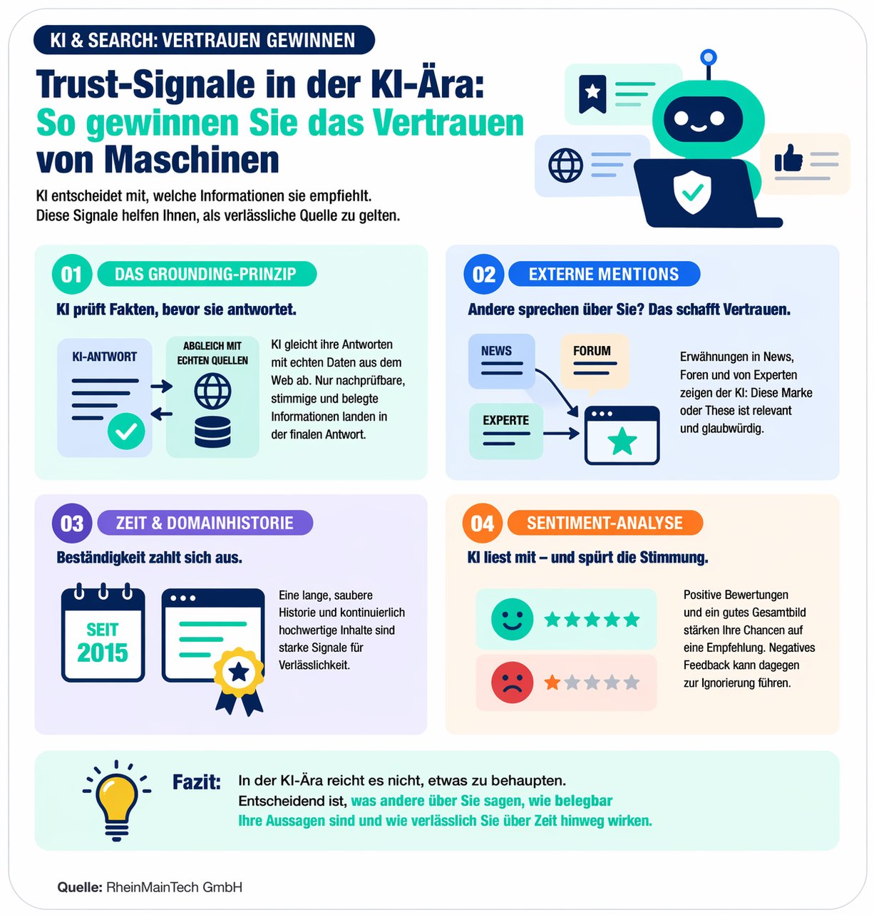 GEO und SEO für KI Trustsignale Verständlich erklärt