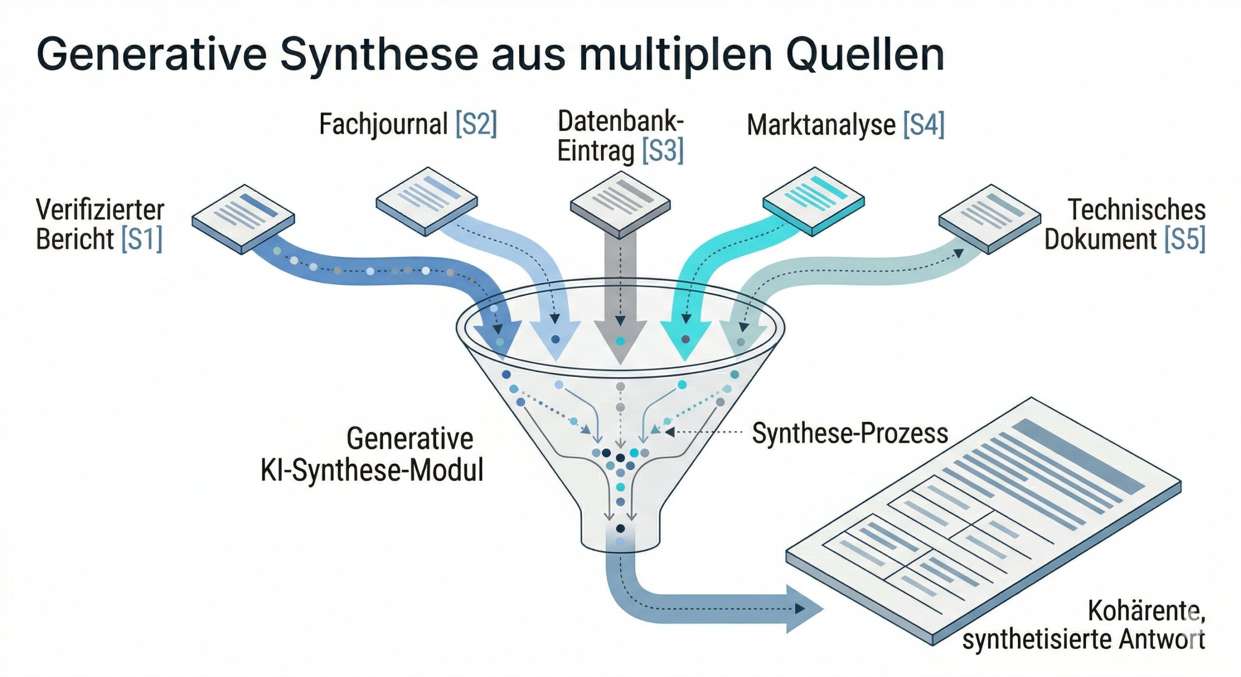 Generative Synthese aus multiplen Quellen Generative Synthese aus multiplen Quellen