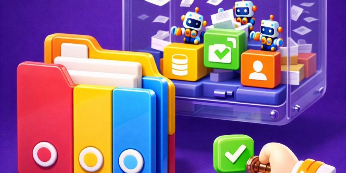 Illustration einer gentischen Schattenstruktur für den Einsatz in einer Organisation_comp Agentische Schattenstrukturen in Organisationen