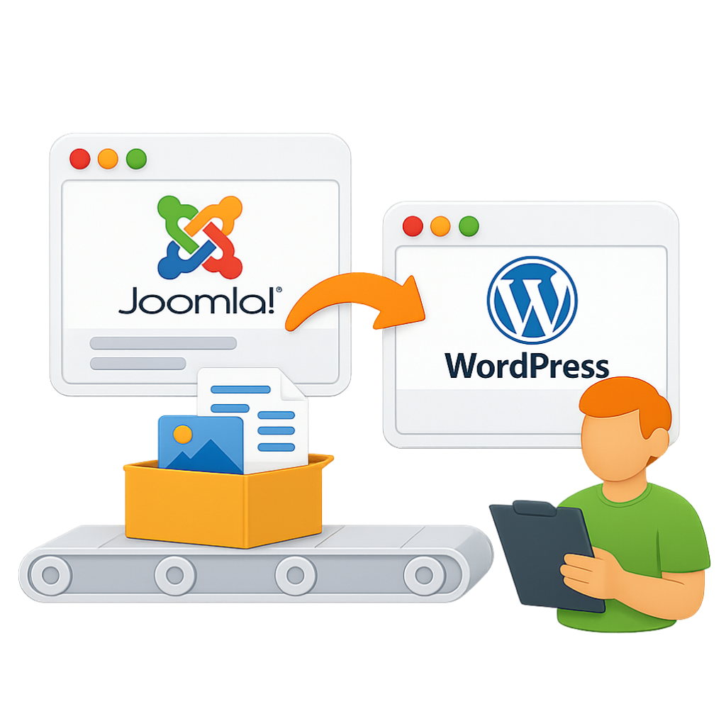 Joomla Migration zu Enterprise WordPress Lösung