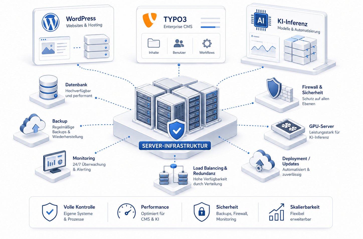 Workflow für technische Qualitätssicherung und KI-gestützte Infrastruktur