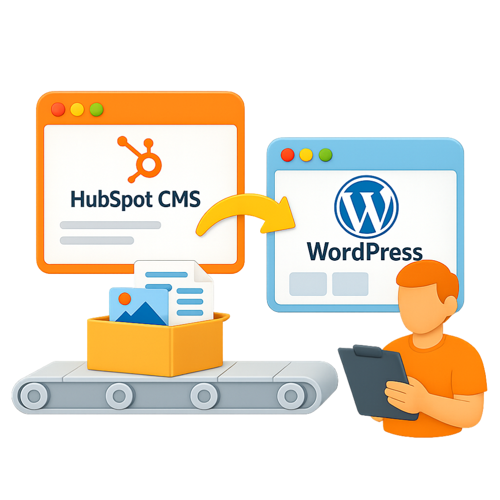 Migration von HubSpot CMS zu WordPress