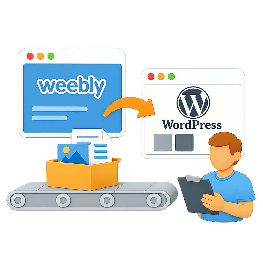 Migration von Weebly zu WordPress Migration von Weebly zu WordPress