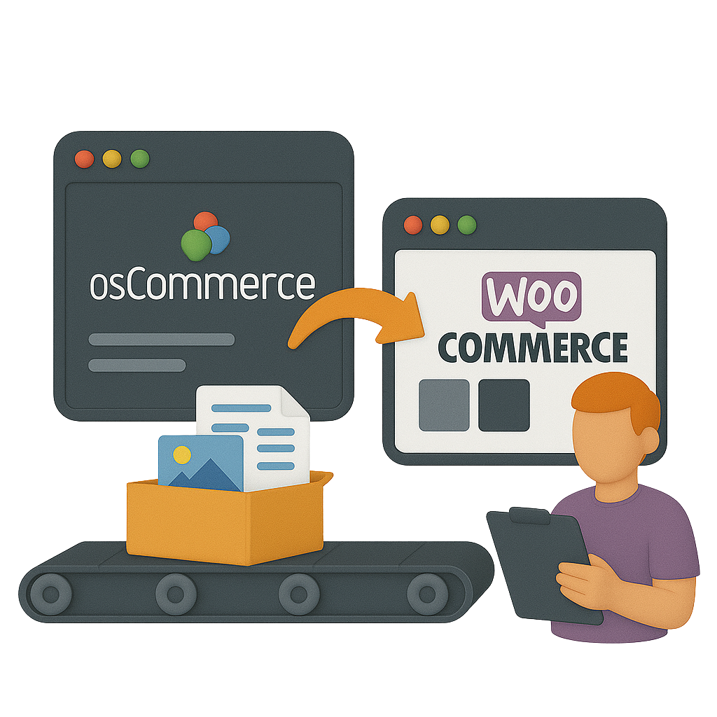 OS Commerce Migration zu WooCommerce