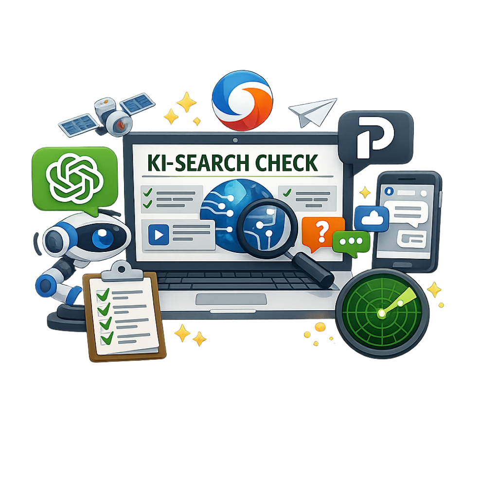 Prüfung der Suche in KI-Suchmaschinen Prüfung der Suche in KI-Suchmaschinen