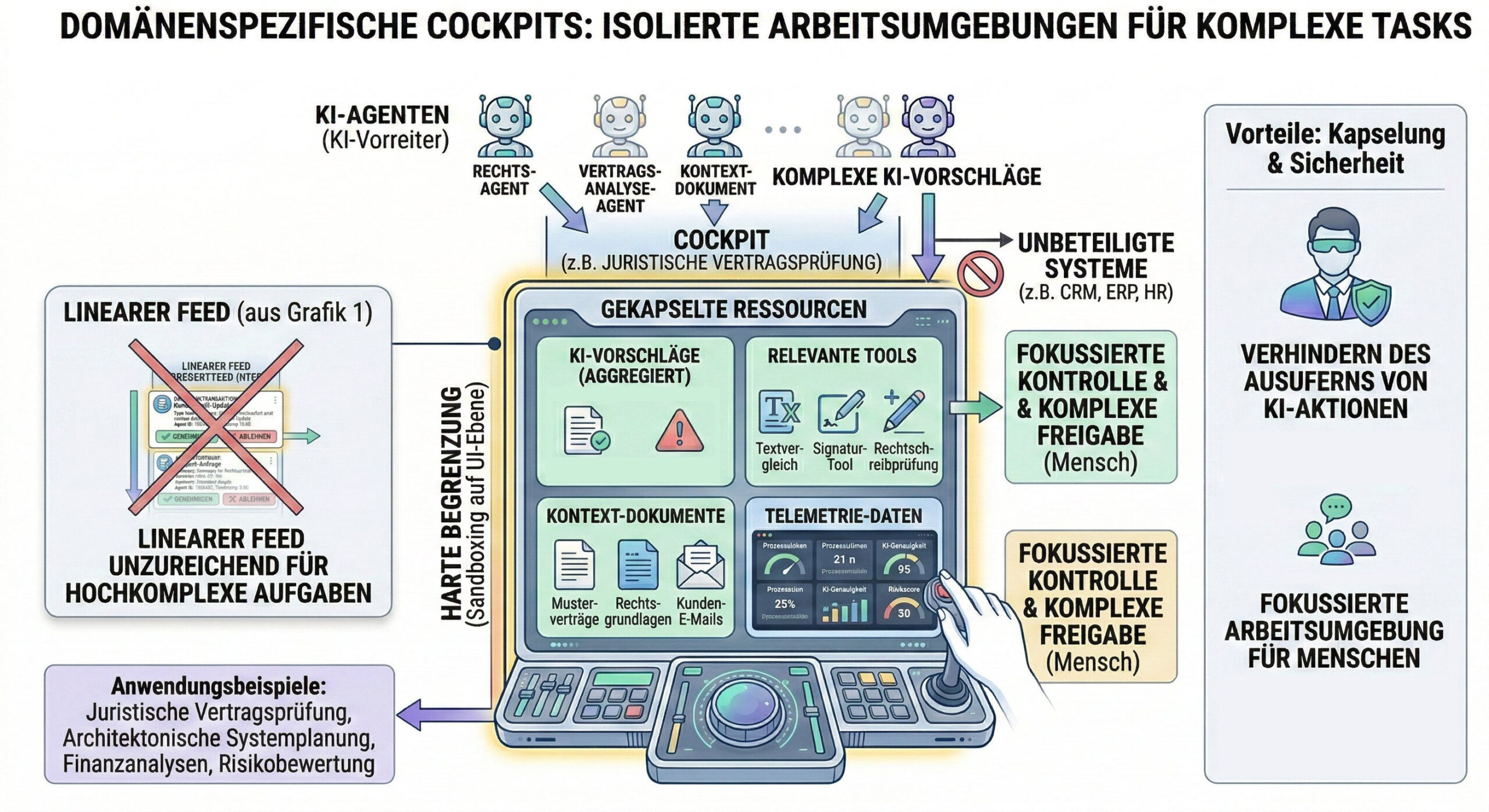 Schema KI UI Domänenspezifische Cockpits Schema KI UI Domänenspezifische Cockpits