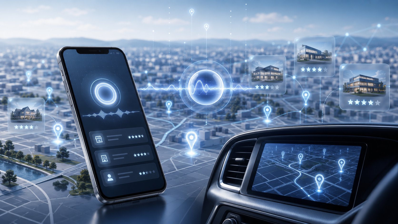 Voice Search und KI-Assistenten wählen regionale Anbieter anhand lokaler Signale aus