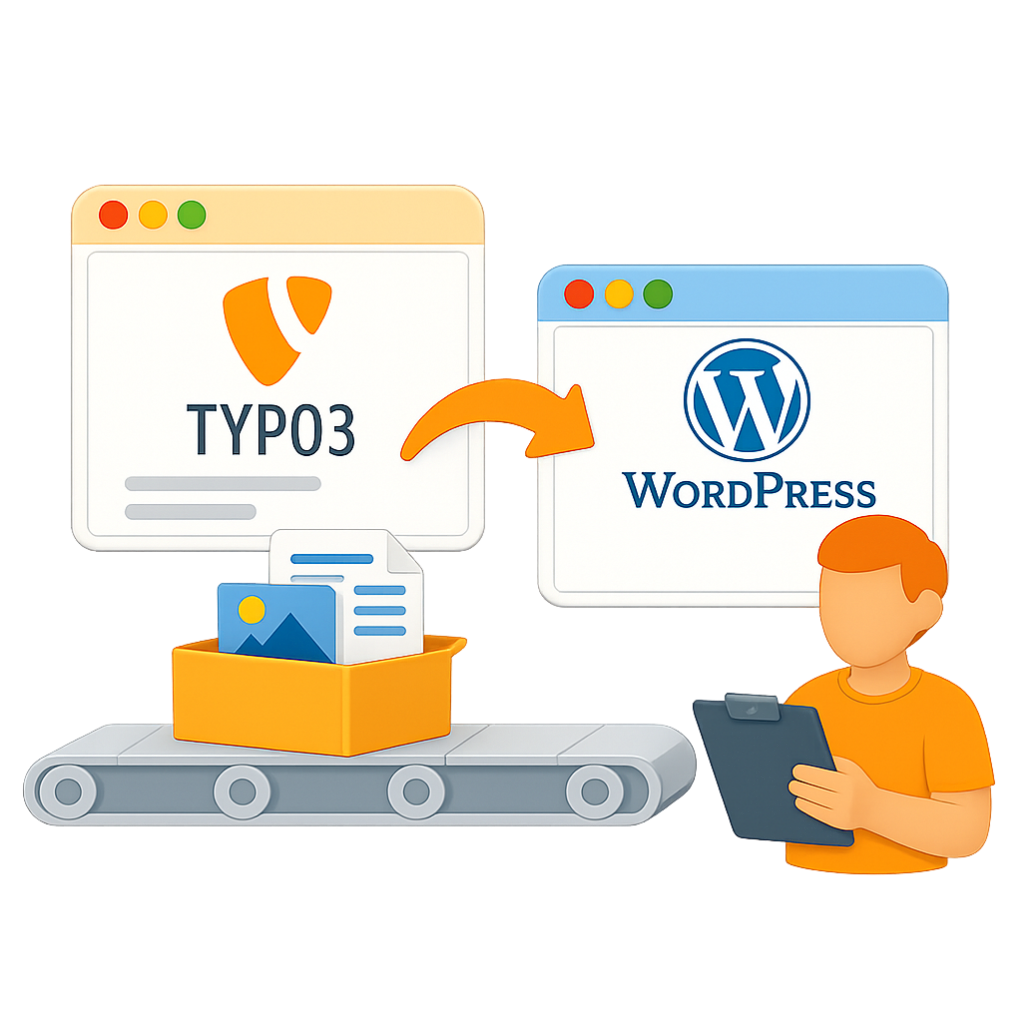 TYPO3 Migration zu Moderner WordPress Plattform (1)