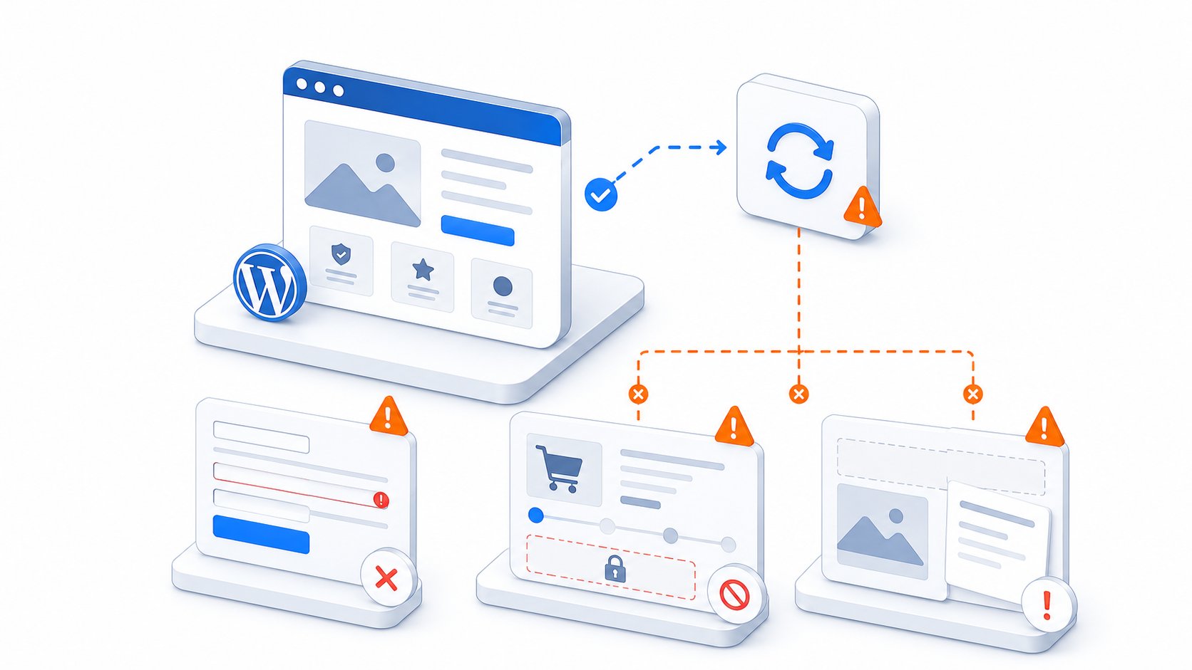 Website-Update verursacht Fehler-Warnungen Website-Update verursacht Fehler-Warnungen