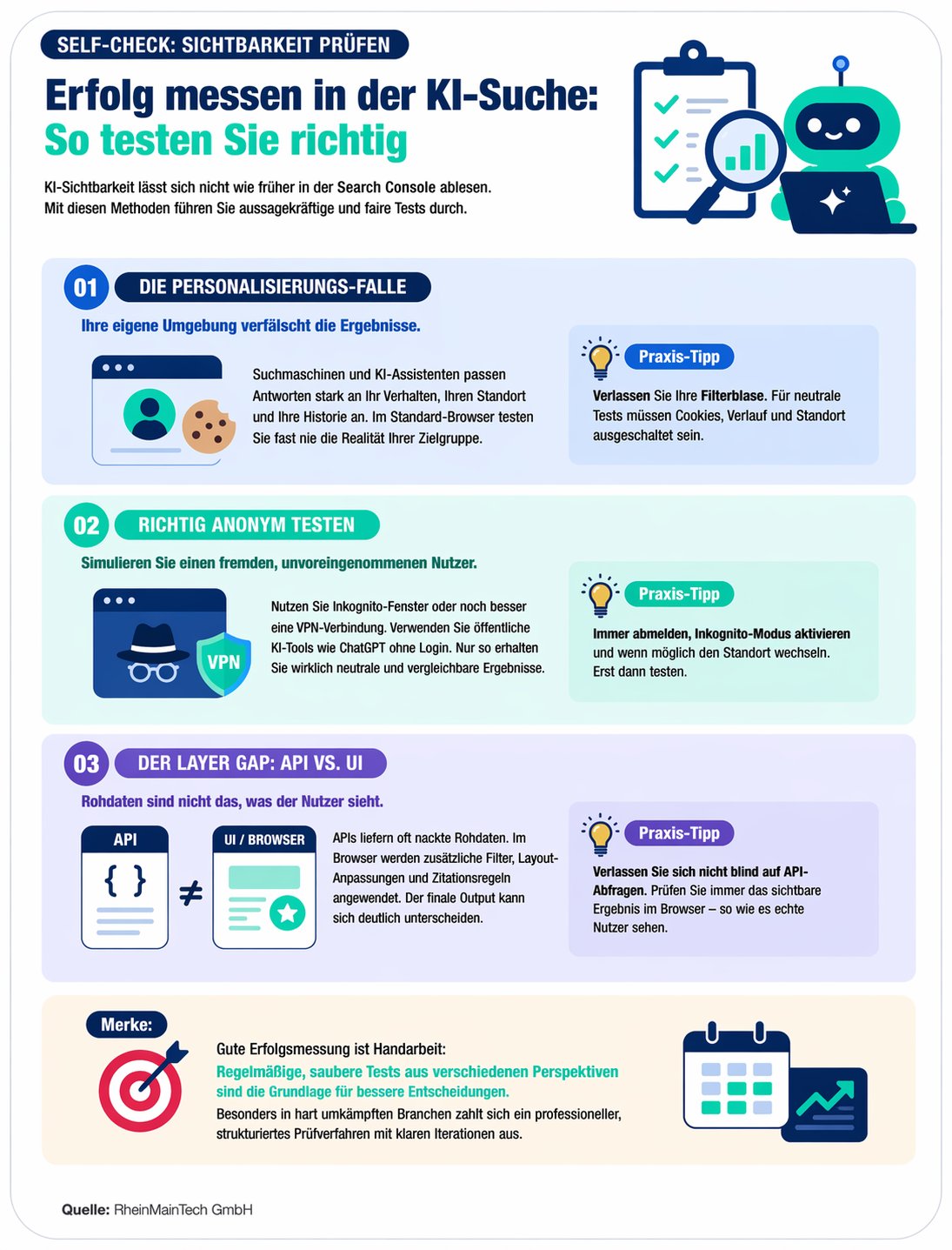 Wie man eine GEO-Sichtbarkeitsprüfung durchführt Self Check