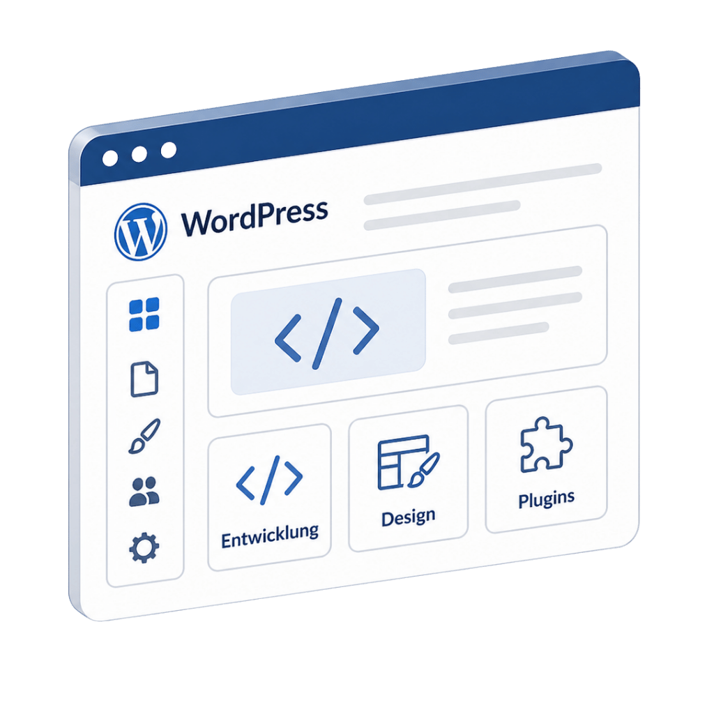 WordPress Entwicklung Flat-Asset