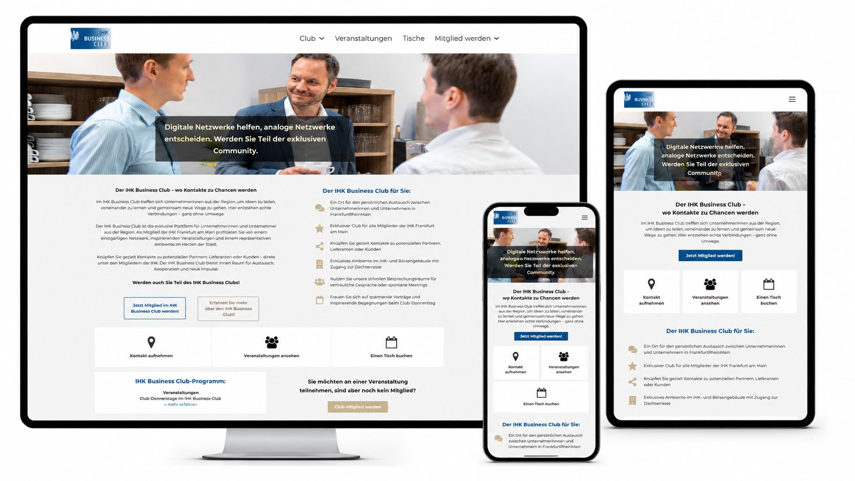 WordPress Website IHK-FFM IHK-Business-Club WordPress Website-Optimierung & Wartung den IHK-Business-Club – Ein Angebot der IHK FFM