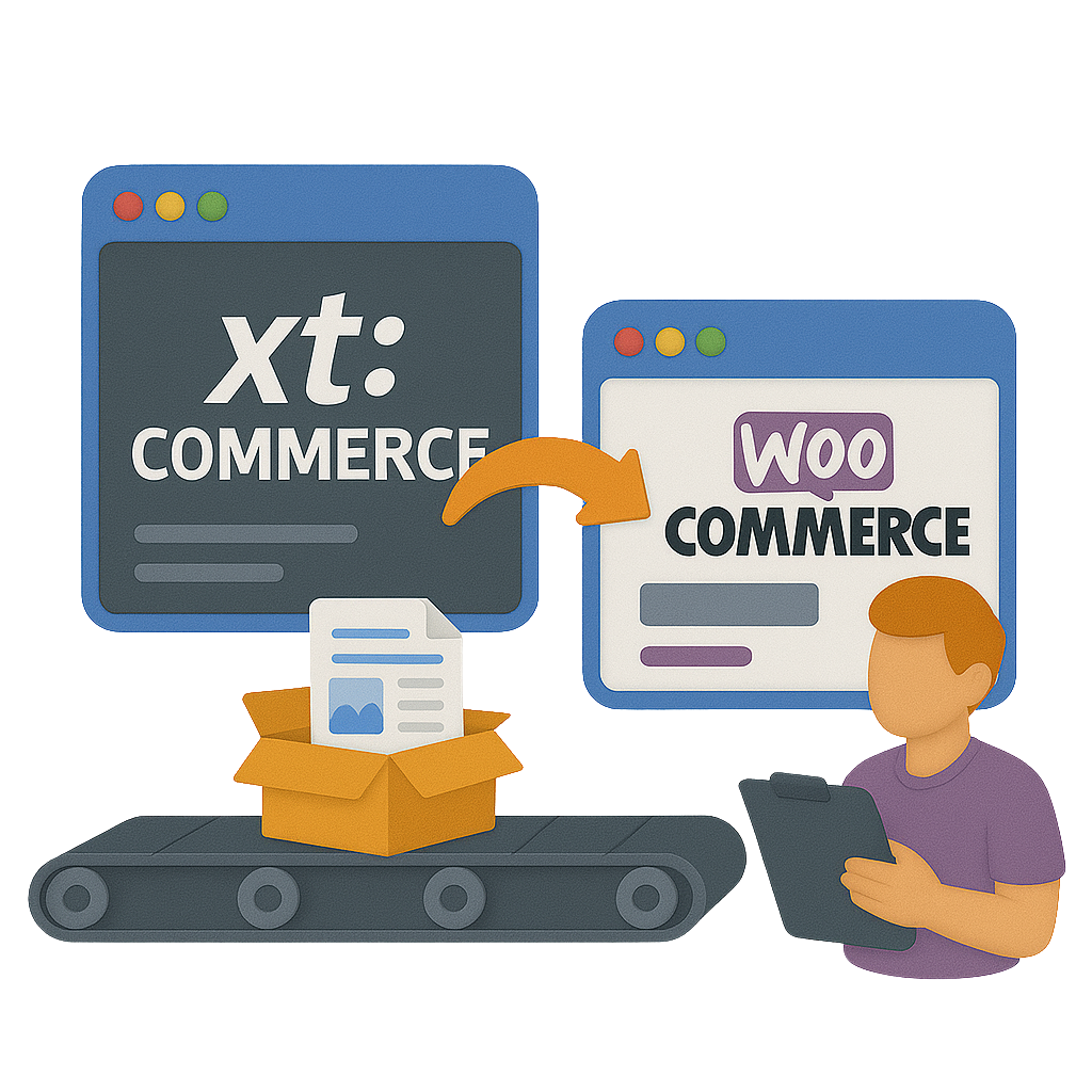 XTCommerce zu WooCommerce Migration