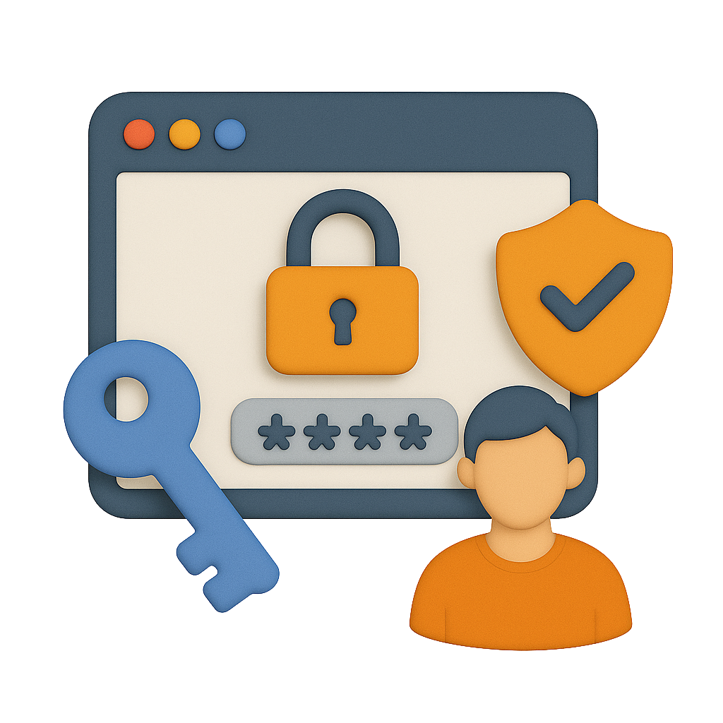 Zugangsschutz und Nutzerrollenverwaltung