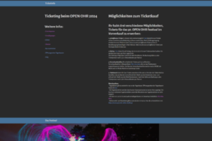 Alte Version der Website von 2022 Alte Version der Website von 2022