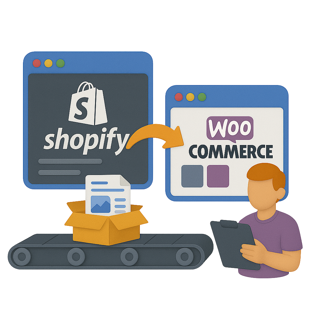 shopify migration nach woo commerce